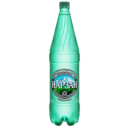 Вода минеральная НАРЗАН газированная, 1.5л, изображение