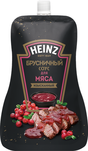 Соус деликатесный HEINZ Брусничный, 200г, детальное фото