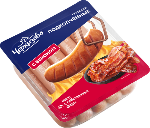 Сосиски ЧЕРКИЗОВО Подкопченные, 400г, картинка