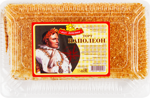 Торт Наполеон, 500г, крупный план