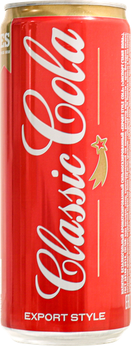 Напиток EXPORT STYLE Classic Cola сильногазированный, 0.33л, фотография