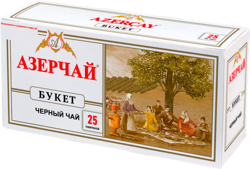 Чай черный АЗЕРЧАЙ Байховый букет, 25пак, фотография