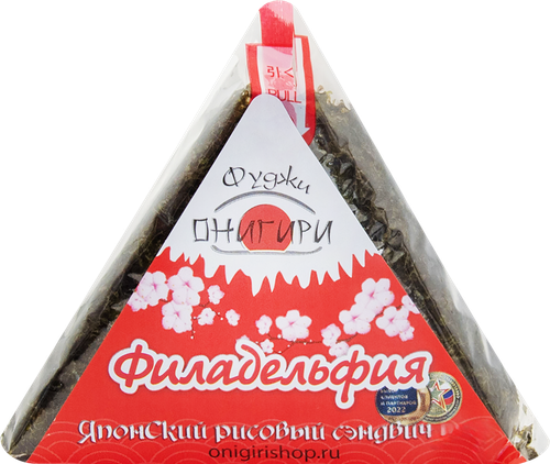 Онигири ФУДЖИ Филадельфия, 120г, фото