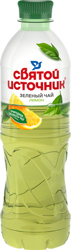 Напиток СВЯТОЙ ИСТОЧНИК Зеленый чай Лимон негазированный, 0.5л, вид