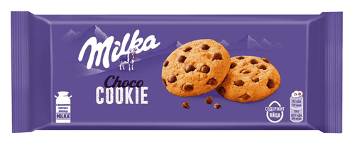 Печенье MILKA с кусочками молочного шоколада, 126г, фотография