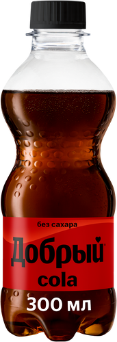 Напиток ДОБРЫЙ Кола без сахара сильногазированный, 0.3л, фотография