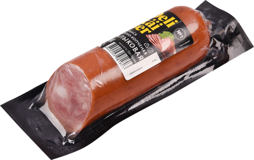 Колбаса копчено-вареная DELIKAISER Балыковая, 300г, вид