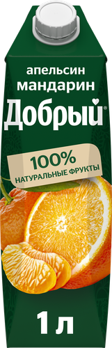 Напиток сокосодержащий ДОБРЫЙ Апельсин, мандарин, 1л, картинка