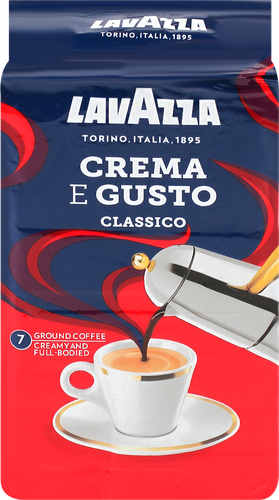 Кофе молотый LAVAZZA Crema e Gusto натуральный жареный, 250г, фотография