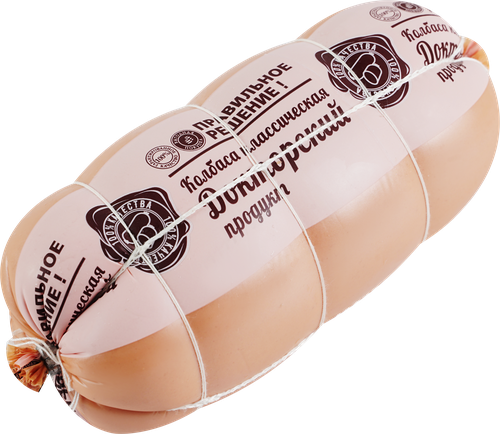 Колбаса вареная ПРАВИЛЬНОЕ РЕШЕНИЕ Классическая куриная, 2-й сорт, 900г, картинка