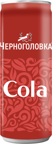 Напиток ЧЕРНОГОЛОВКА Кола сильногазированный, 0.33л, картинка