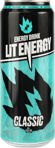 Напиток энергетический LIT ENERGY Classic со вкусом клюквы и барбариса, 0.45л, вид
