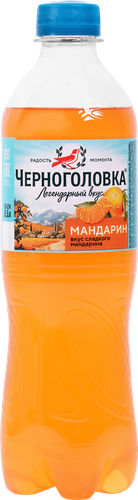 Напиток ЧЕРНОГОЛОВКА Мандарин газированный, 0.5л, фото