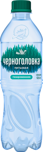 Вода питьевая ЧЕРНОГОЛОВСКАЯ газированная, 0.5л, картинка