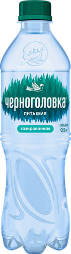 Вода питьевая ЧЕРНОГОЛОВСКАЯ газированная, 0.5л, картинка