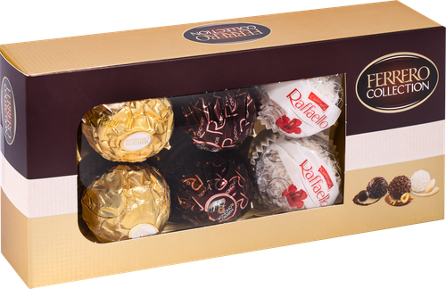 Конфеты FERRERO ROCHER Коллекция Т6, 64,8г, детальное фото