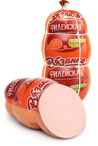Колбаса вареная ВЯЗАНКА Филейская Вязанка, 400г, вид