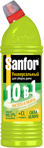 Средство чистящее SANFOR Лимонная свежесть, универсал, 750г, фото