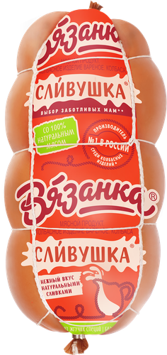 Колбаса вареная ВЯЗАНКА Сливушка, 375г, картинка