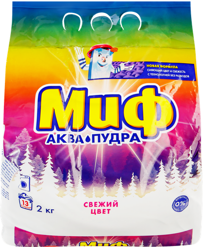 Стиральный порошок для цветного белья МИФ Свежий цвет, автомат, 2кг, фотография