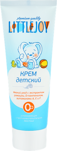 Крем детский LITTLE JOY с экстрактом ромашки и D-пантенолом, 75мл, детальное фото