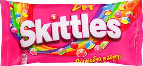 Драже SKITTLES 2в1 в сахарной глазури, 38г, изображение