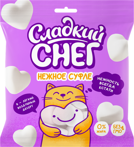 Суфле СЛАДКИЙ СНЕГ Нежное, 85г, изображение