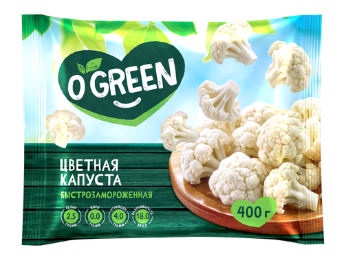 Капуста цветная O`GREEN, 400г, изображение