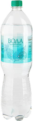 Вода питьевая ПРАВИЛЬНОЕ РЕШЕНИЕ газированная, 1.5л, картинка