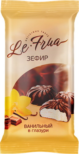 Зефир LE FRUA Классический в глазури, 165г, изображение