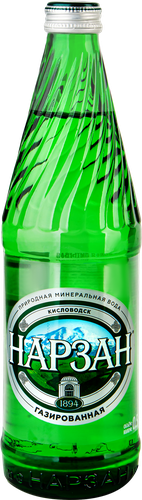 Вода минеральная НАРЗАН газированная, 0.5л, фото