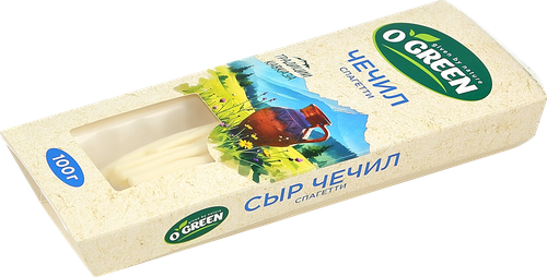 Сыр O`GREEN Чечил-спагетти 40%, без змж, 100г, картинка