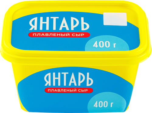 Сыр плавленый Янтарь, 400г, вид