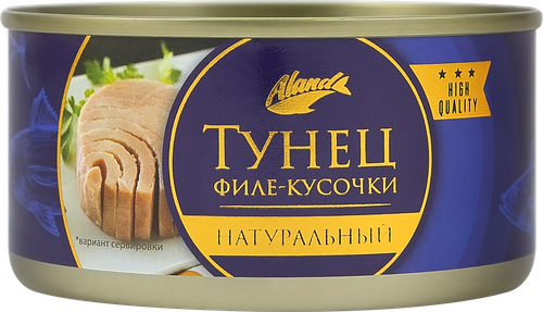 Филе тунца АЛАНД в собственном соку, 185г, фотография