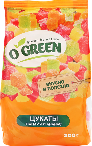 Смесь цукатов O`GREEN, 200г, вид