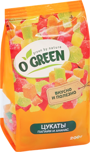 Смесь цукатов O`GREEN, 200г, фото