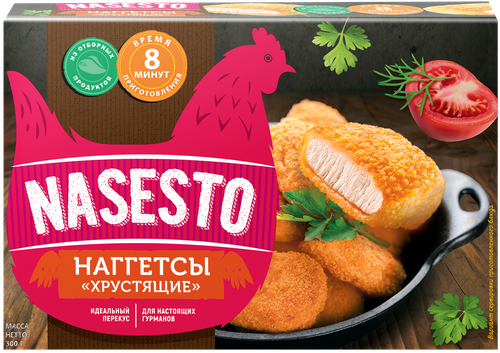 Наггетсы NASESTO Хрустящие, 300г, фотография