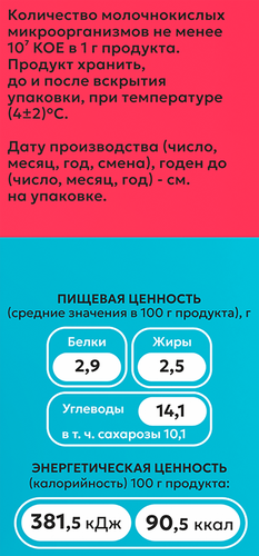 Йогурт питьевой ИРБИТСКОЕ Ирбитский Клубника 2,5%, без змж, 500г, фото