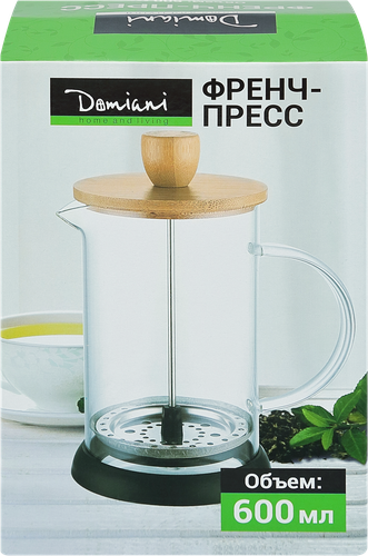 Френч-пресс DOMIANI Home and living, 600мл, картинка