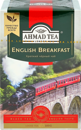 Чай черный AHMAD TEA English Breakfast листовой, 100г, вид