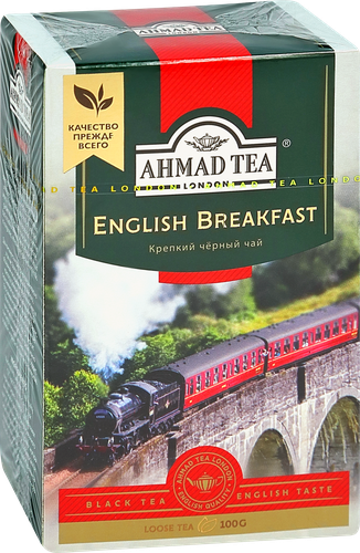 Чай черный AHMAD TEA English Breakfast листовой, 100г, фотография