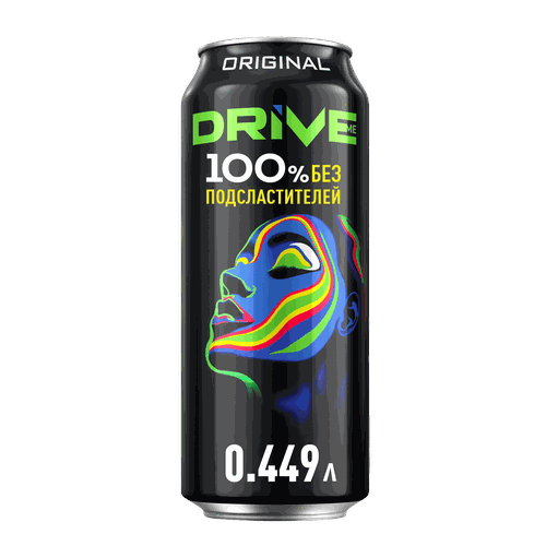 Напиток энергетический DRIVE ME Оригинальный газированный, 0.449л, фото