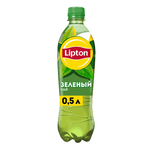 Напиток LIPTON Холодный зеленый чай негазированный, 0.5л, изображение