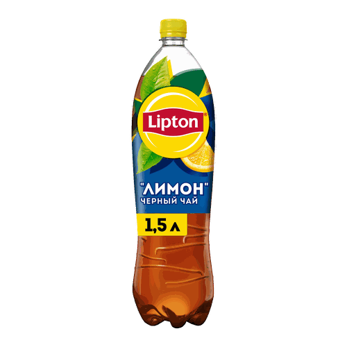 Напиток LIPTON Холодный чай со вкусом лимона негазированный, 1.5л, вид