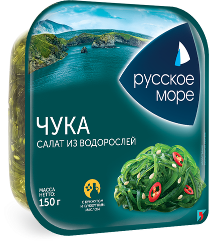 Салат из морских водорослей РУССКОЕ МОРЕ Чука, 150г, картинка
