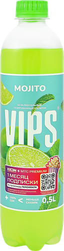 Напиток VIPS Мохито газированный, 0.5л, детальное фото