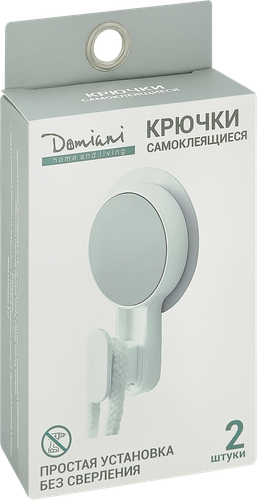 Крючки DOMIANI Home and living самоклеящиеся, Арт. МА-002, детальное фото