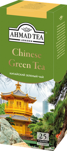 Чай зеленый AHMAD TEA Китайский, 25пак, фотография