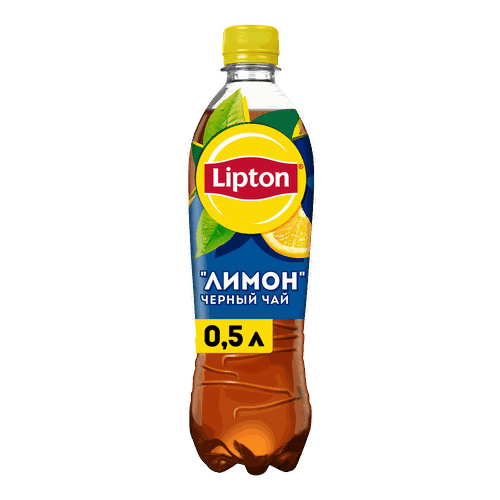 Напиток LIPTON Холодный чай со вкусом лимона негазированный, 0.5л, изображение