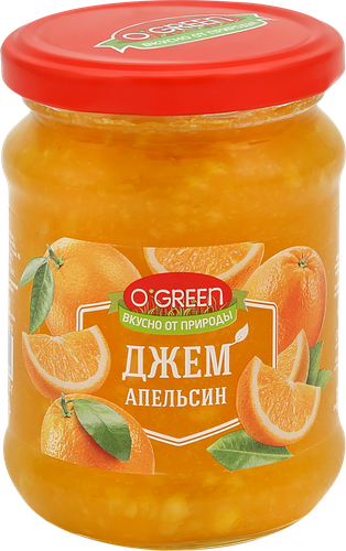 Джем O`GREEN из апельсина, 310г, картинка